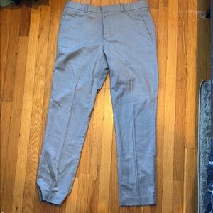 Men's 33x32 Perry Ellis Gray/Blue Dress Pants